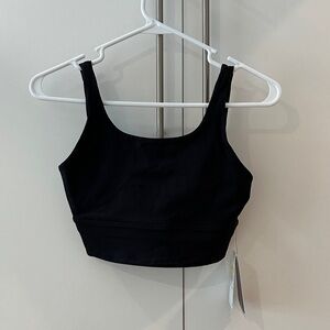 Nike Women's Zeny Black Crop Top Bra